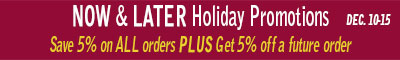 Holiday Promotions